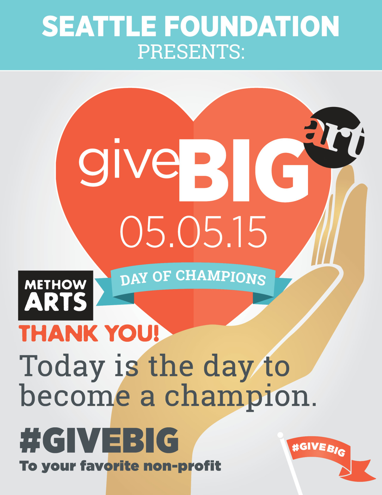 Thank you to all who supported us through GIVE BIG! Methow Arts